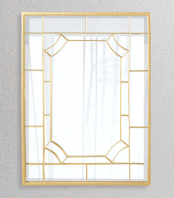 Aesthetic Wall Gold Mirror|Wall Mirror by Sam Home Collection