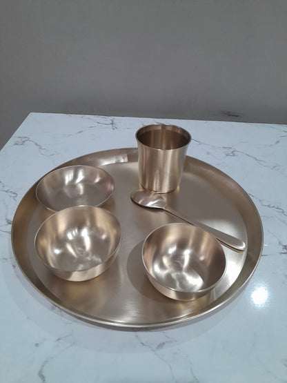 Kansa Thali set of 6 pcs