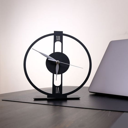 Stylish Black Table Wall Clock |Wall Clocks by Sam Home Collection