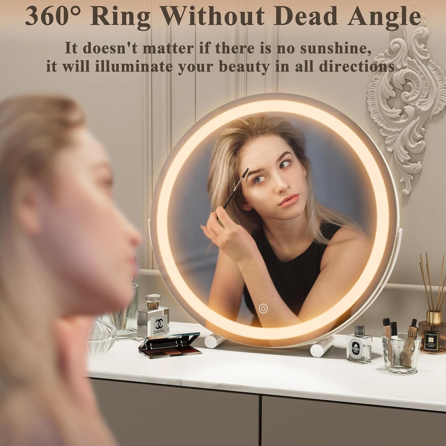 Round Table Vanity Mirror