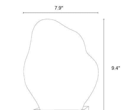 Small Table Organic Mirror