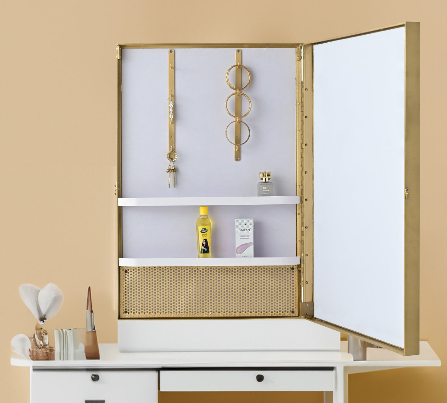 Bathroom Mirror with Storage| Wall Mirrors by Sam Home Collection