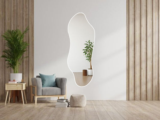 Premium Full Length Mirror |Irregular Floor Mirror by Sam Home Collection