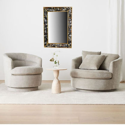 Pebble Design Large Wall Mirror