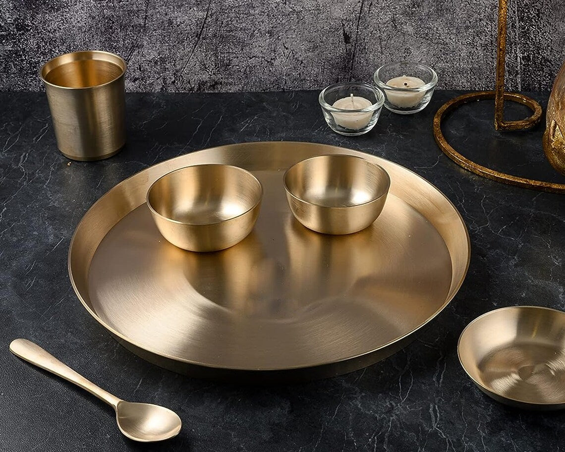 Kansa Thali set of 6 pcs