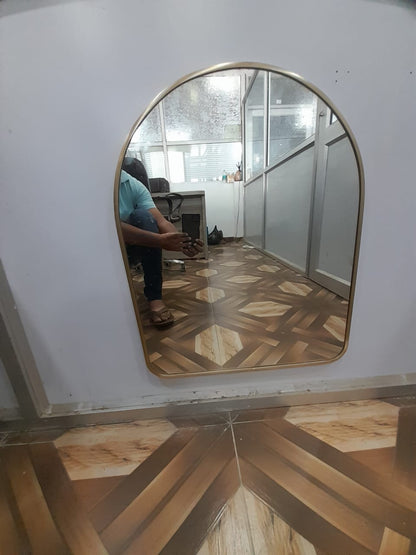 Wall Arch Mirror|Gold