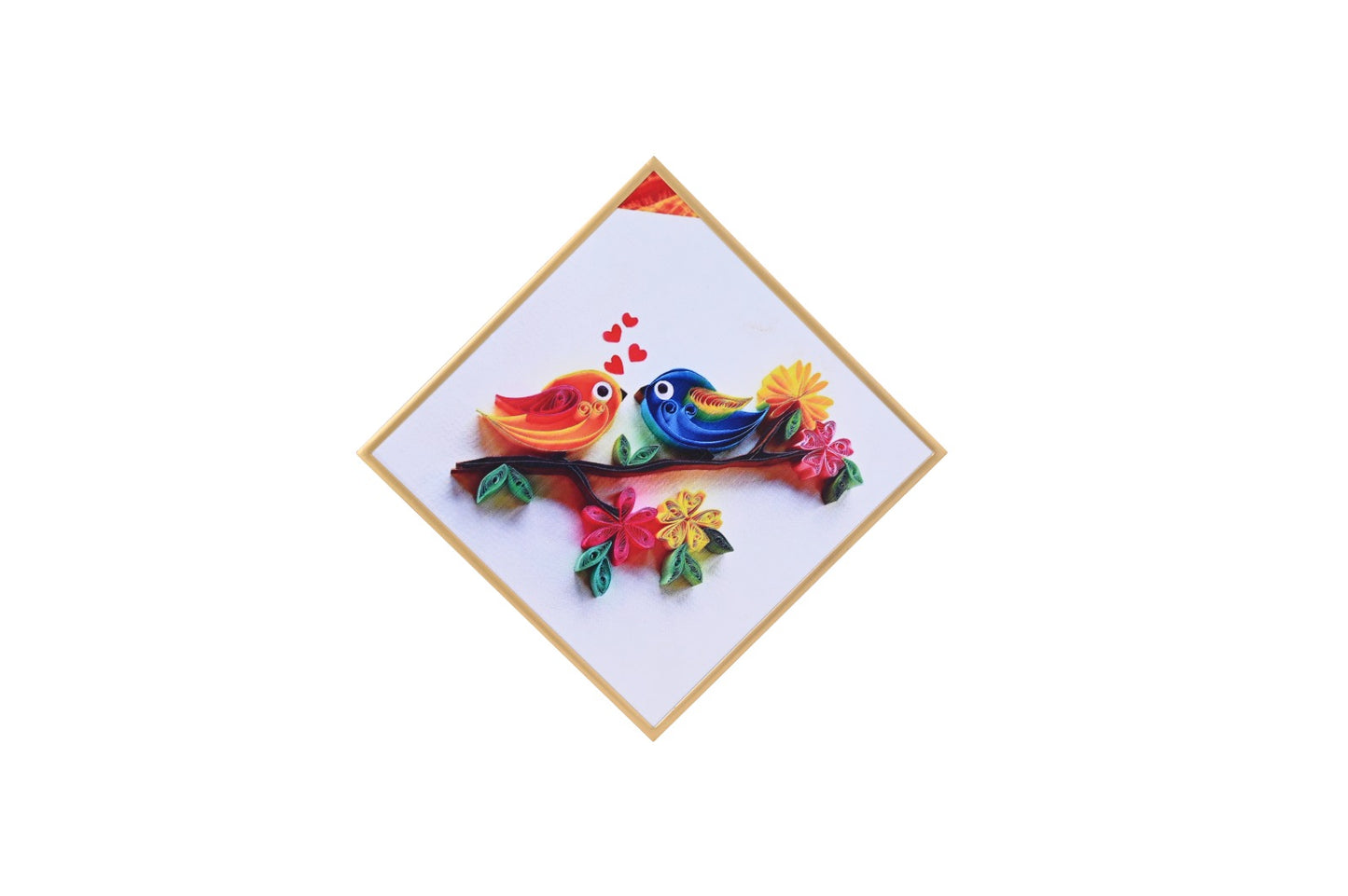 Sparrow Colorful Wall Art|Wall Decor by Sam Home Collection|Set of 4 pcs