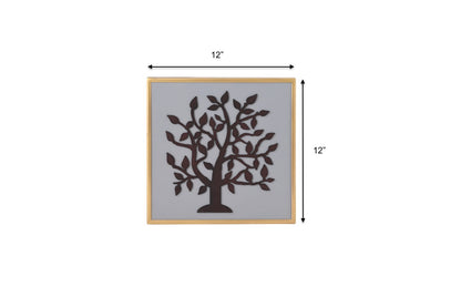 Spirituality Gold Frame Tree Wall Art set of 4|Wall Decor